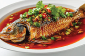 Whole Fish Special Sauce at Pokhara Chinese Restaurant